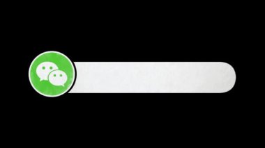 Sosyal Medya WeChat Logo Canlandırması