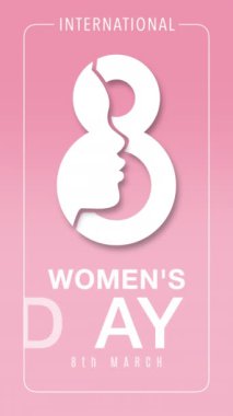 Uluslararası Kadınlar Günü. Dünya çapında uluslararası kadınlar günü kutlamaları için harika..
