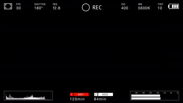 Schermo Registrazione Della Videocamera Animazione Background — Video Stock