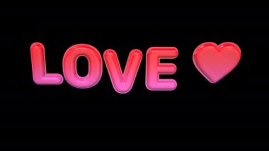 Love Valentine - 3B Ünvan Döngüsü Alfa Arkaplanında