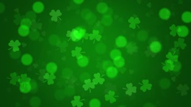 Yüzen Yonca Döngüsü ile Aziz Patrick Günü.