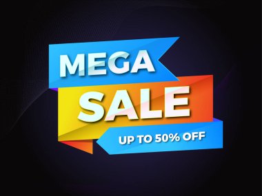 Düzenlenebilir metin efekti ve arkaplan içeren pankart tasarım şablonu