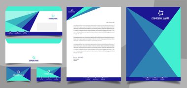 Ticaret Eğilimleri: Modern Stationary Designs Corporate marka kimliği, durağan, antetli, kartvizit, zarf ve kapak