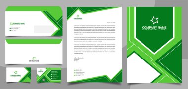 Başarı için stoklanmış: Premium Stationary Ensembles İslami marka kimliği, durağan, antetli, kartvizit, zarf ve kapak