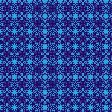 Vektörsüz damaske desenleri. Zengin süsler, eski Şam tarzı duvar kağıtları, tekstil, ambalaj, lüks ürünlerin tasarımı - Vektör İllüstrasyonu