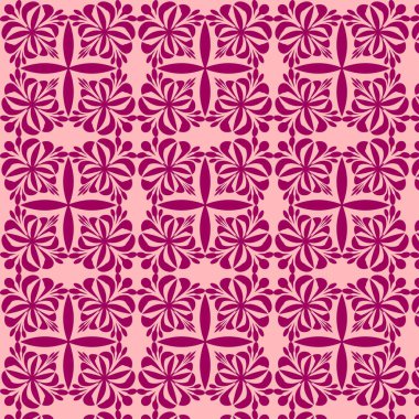 Vektör kusursuz desen. Modern stil soyut doku. Çizgili elementlerden tekrarlanan geometrik şekiller soyut çiçek desenli arka plan, lüks desen, şık vektör çizimi