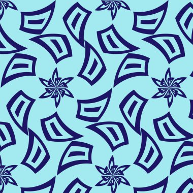 Moda geometrik şekiller, fidanlar, fırça darbeleri, soyut ve çiçek desenli elementler. Soyut çiçek desenli arkaplan, lüks desen, şık vektör çizimi