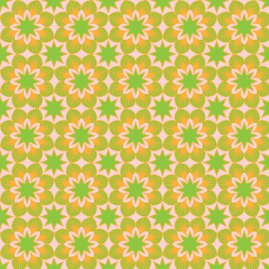 Geometrik çiçek desenleri seti. Mandala deseni parlak renkli psikedelik baskıyla ayarlandı. Çiçek desenli vektör, çiçeğin doğrusal taç yaprağı, tek renkli stil