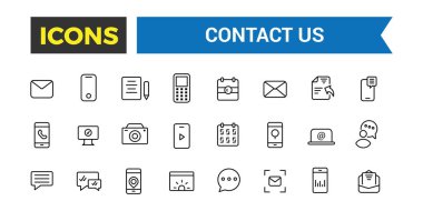 Simge setiyle bağlantı kurun. Taslak simgeler paketi. Simge koleksiyonu. Düzenlenebilir vektör simgesi ve resimleme.