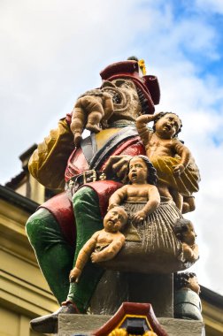 The Kindlifresserbrunnen fountain in Bern clipart