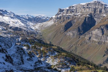 Görkemli dağ manzarası manzarası, İsviçre