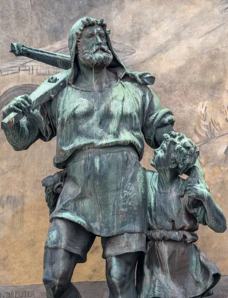 Monument William Tell His Son City Altdorf Switzerland — Stock Photo, Image