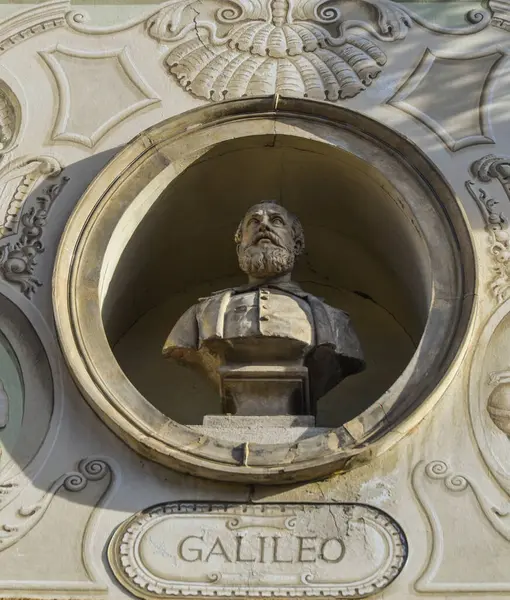 Bust Galileo Galilei Ticino — Stock Photo, Image