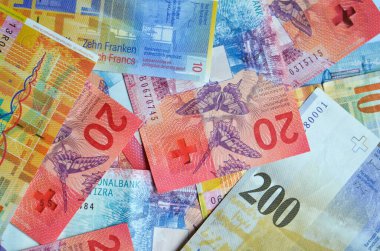 Eski İsviçre Frangı Kolajı