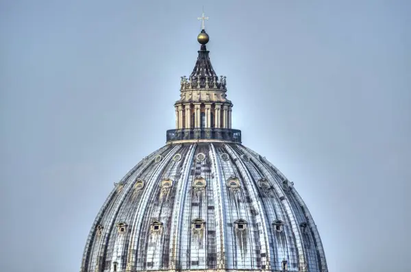 Stänga Peterskyrkan Rom Vatikanen — Stockfoto