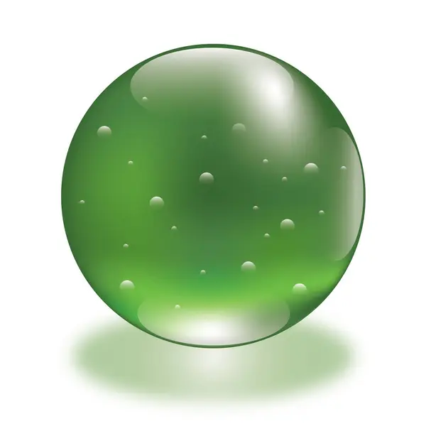 Glass Sphere Vector Illustration — Stock Vector