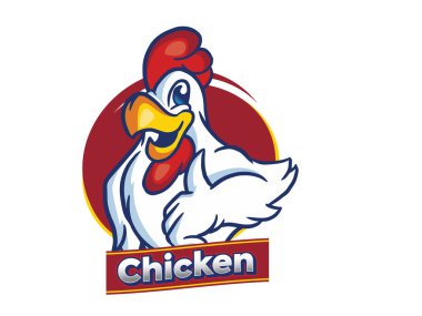 Tavuk Logosu Tasarımı. Kızarmış Tavuk Logosu.
