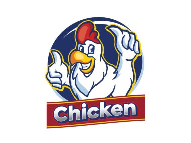 Tavuk Logosu Tasarımı. Kızarmış Tavuk Logosu.