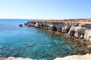 deniz, sahil, Kıbrıs, Larnaka 