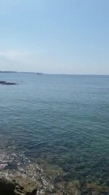 Türkiye 'nin kuzeyinde deniz manzarası ve Akdeniz kıyıları 