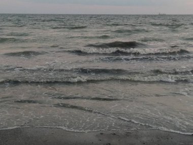 Güzel bir deniz manzarası. Seyahat arkaplanı