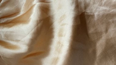 Beyaz buruşmuş kumaş dokusu arkaplanı