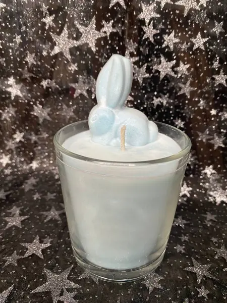 candles for Easter, Easter, Easter bunny, Easter candle, rabbit,