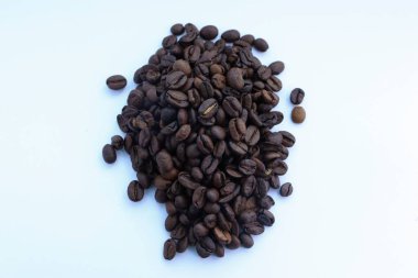 Kavrulmuş kahve çekirdekleri, arka plan olarak kullanılabilir.