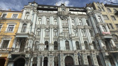 Ukrayna, Kyiv şehir merkezinde bir bina. 