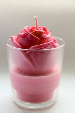 mum, mum gül, pembe gül, el yapımı mum, soya mumu, el yapımı, hediye, pembe, kırmızı, dekor, ev dekorasyonu, gül