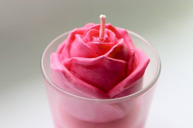 mum, mum gül, pembe gül, el yapımı mum, soya mumu, el yapımı, hediye, pembe, kırmızı, dekor, ev dekorasyonu, gül