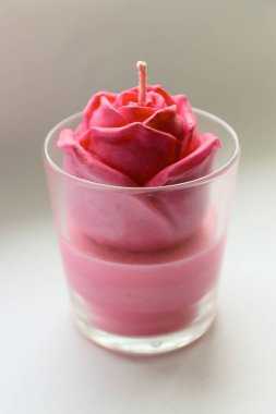 mum, mum gül, pembe gül, el yapımı mum, soya mumu, el yapımı, hediye, pembe, kırmızı, dekor, ev dekorasyonu, gül