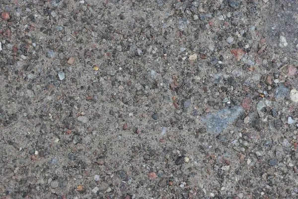 Doğal Çakıl ve Kum Dokusunun Çok Renkli Çakıl Taşları ve Organik Parçacıklarla Yüksek Çözünürlüklü Yakın Çekimi