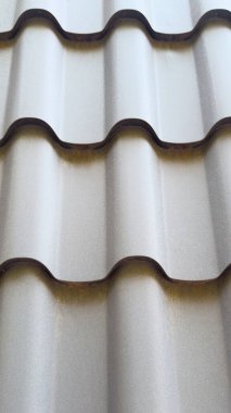 Oluklu metal kaplama, çatı kaplama ve kaplama inşaat malzemeleri.