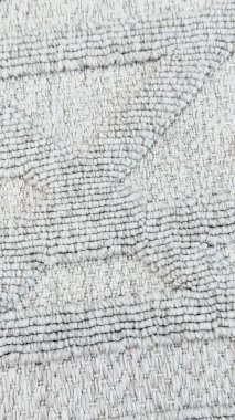 Modern İç mekan, Oda Biçimi ve Tekstil Tasarımı için Gri-Bej Tonlar Arkaplanındaki Geometrik Halı dokusu