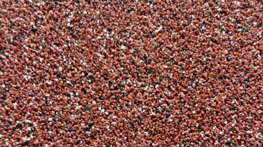 Yapım, peyzaj ve grafik projeleri için Beyaz ve Siyah Parçacıklar İdeal Arkaplan Sert Kırmızı Granüler Yüzey