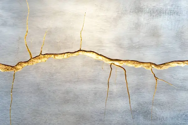 Onarım, iyileşme ve zihinsel sağIık kavramları. Kırık Kintsugi stili altınla onarıldı. ai oluşturuldu