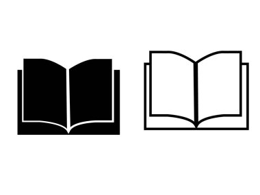 kitap simgesi kümesi işareti 