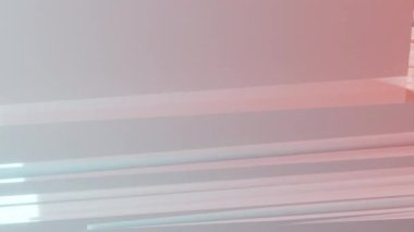 Üç boyutlu arkaplan video animasyonunun üç boyutlu soyut çizimi sürrealistik hareketle döngü geometri alt bölümü ile hareket halindedir. 4K çözümü (4096x2304)