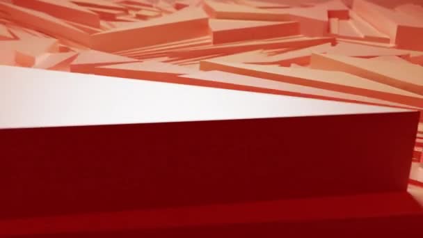 Абстрактное Искусство Рендеринга Фоновой Видео Анимации Сюрреалистическим Движением Движении Подразделением — стоковое видео