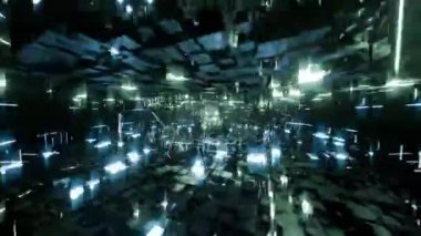 Fütürist teknolojiye sahip soyut arkaplan