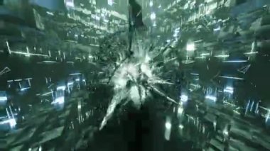 soyut gelecek teknolojisi arkaplanı