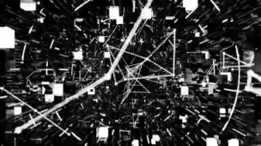 Soyut geometrik desenli geleceksel arkaplan