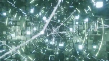 Fütüristik teknoloji soyut sanat geçmişi