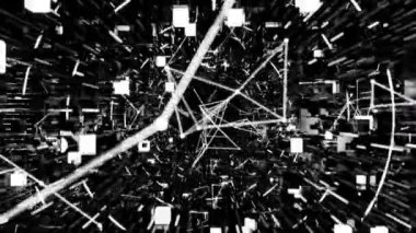 Fütürist teknoloji elementlerine sahip soyut arkaplan.