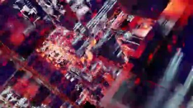 Geometrik desenli soyut arkaplan