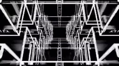 Dijital teknoloji arkaplanının 3 boyutlu canlandırması