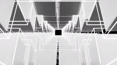 Beyaz içi siyah pürüzsüz nesneleri