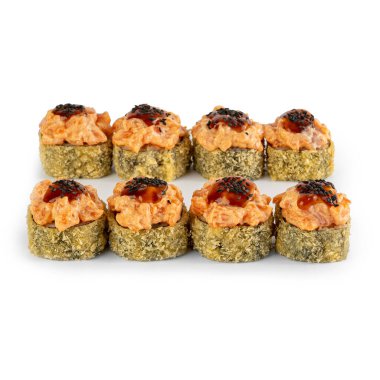 Yemek teslimatı için rulo ve set.,