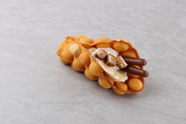 Masada nefis tatlı waffle.